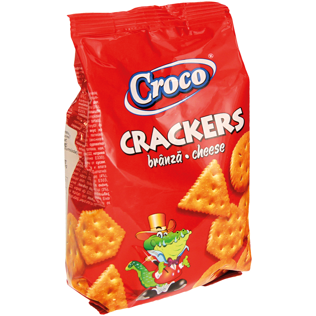 Krekers met kaassmaak