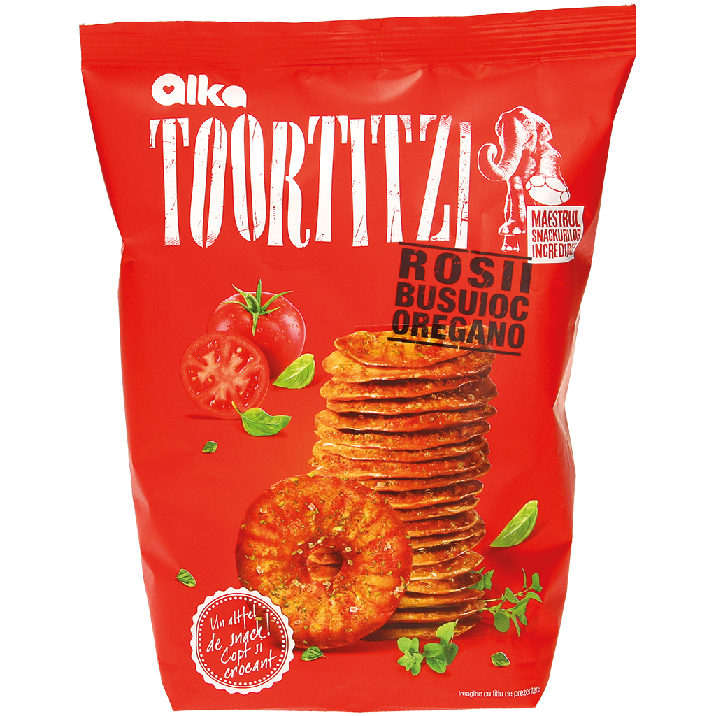 Snackgebak met tomaat-basilicum-oregano-smaak