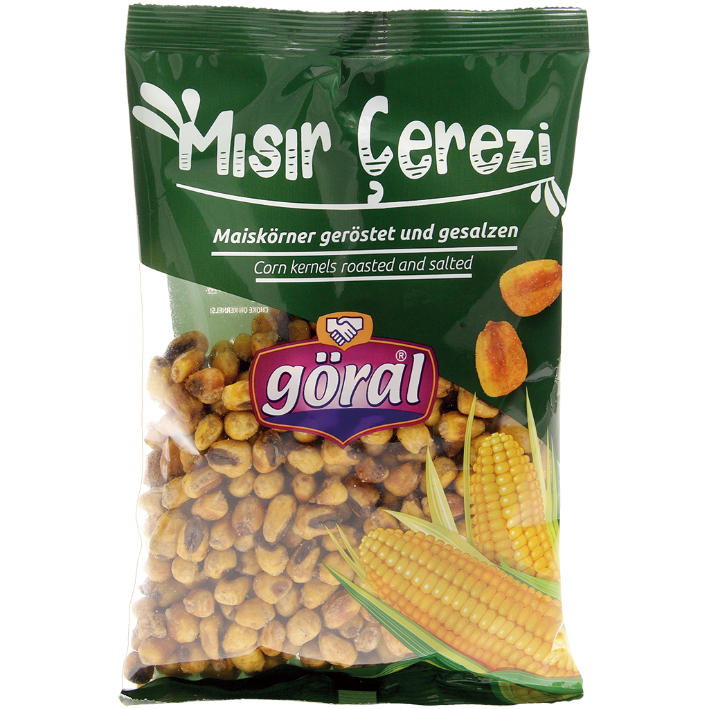 Geroosterde en gezouten maïskorrels "Misir Cerezi"