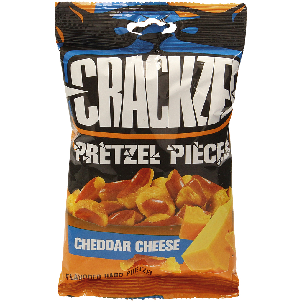 Brezelstukjes met Cheddar kaas kruiden