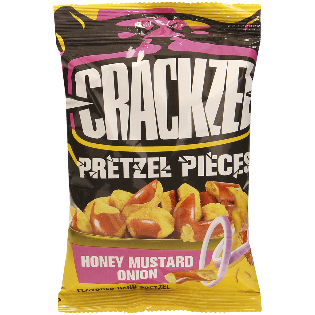 Brezelstukjes met honing en uiensmaak