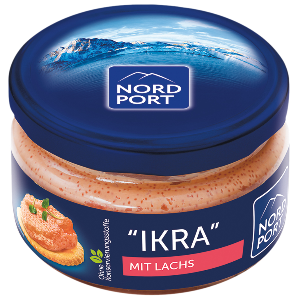 Broodbeleg van capelin- en haringkuit met gerookte zalm
