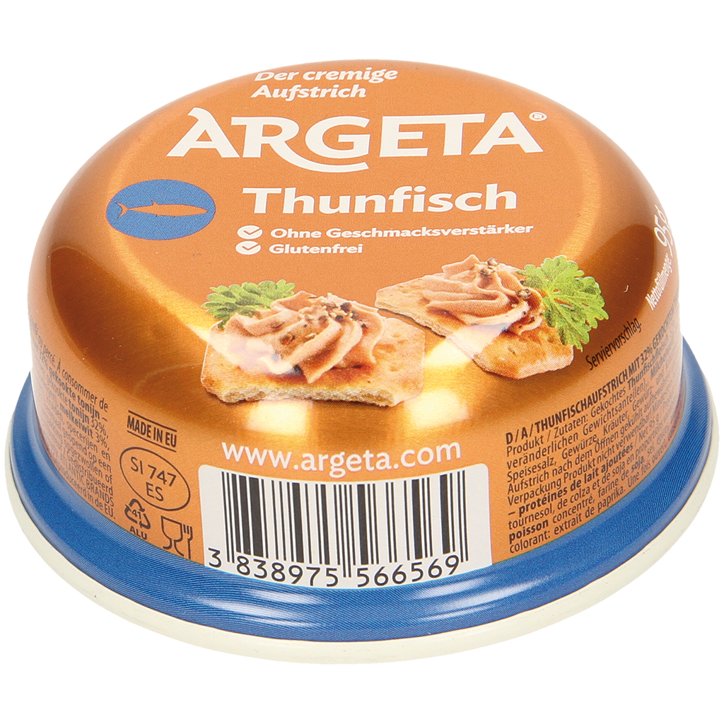 Tonijnspread met 32% gekookte tonijn - met melkeiwit
