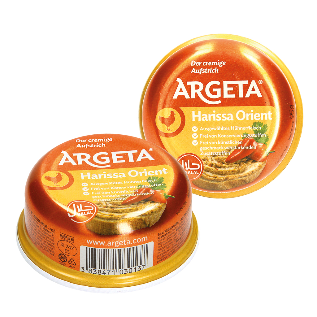 Smeersel met 29% kipvlees, met melkeiwit "Harissa Orient"