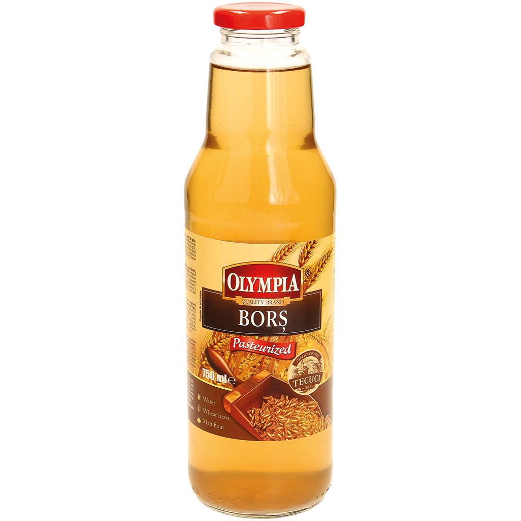 Gärenproduct van tarwezemelen en gerstemoutmeel voor het verfijnen van Roemeense zure soep "Ciorba". Gepasteuriseerd.