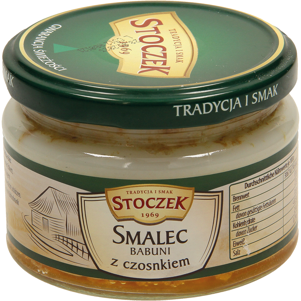 Smeerbare reuzel met knoflook "Lard Babuni"