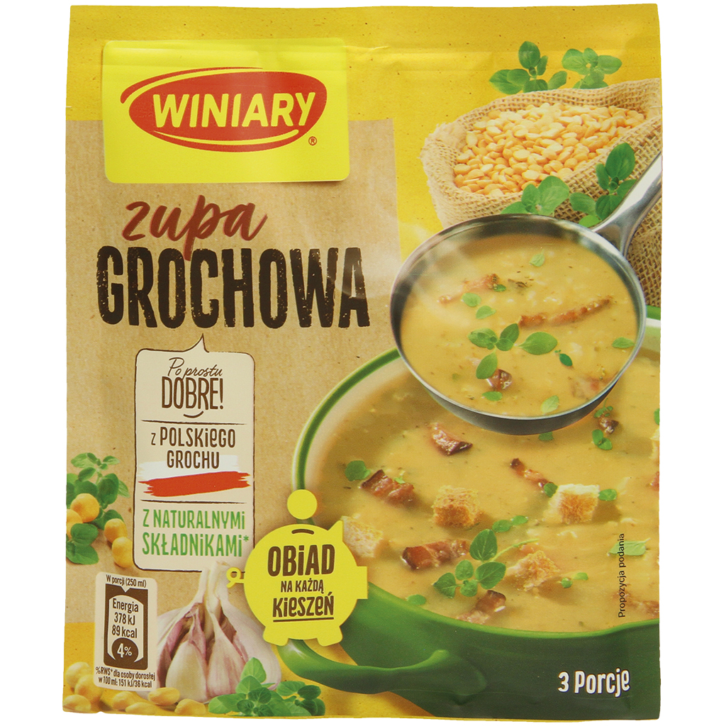 Winiary erwtensoep