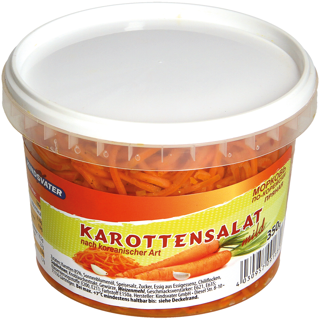 "Kindsvater" Wortelsalade op Koreaanse wijze mild 350 g