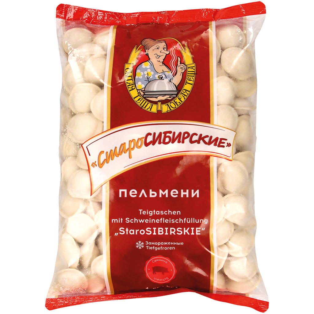 Пельмени "СТАРОСИБИРСКИЕ" со свининой, замороженные