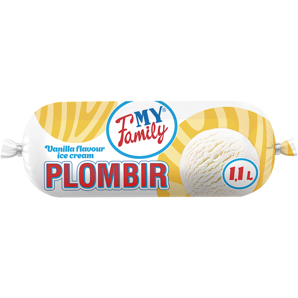 "MY FAMILY" ijs met vanillesmaak.