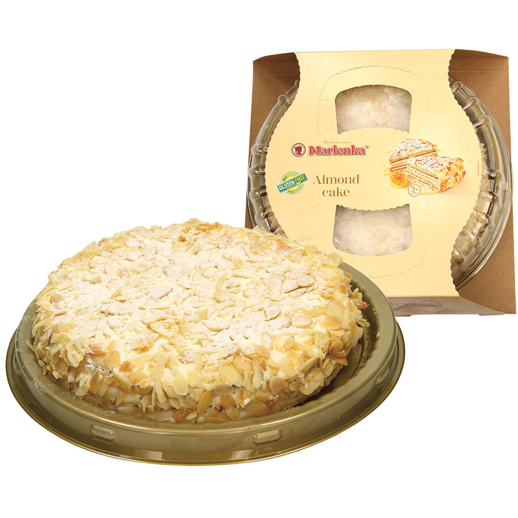 "Marlenka" Glutenvrije Amandeltaart met Honing, diepgevroren