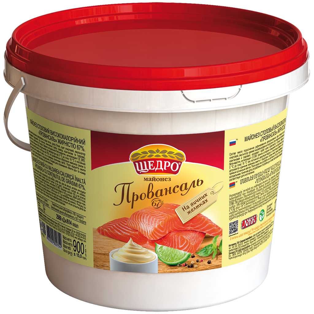 Salade-mayonaise "Provansal", 67% vetgehalte