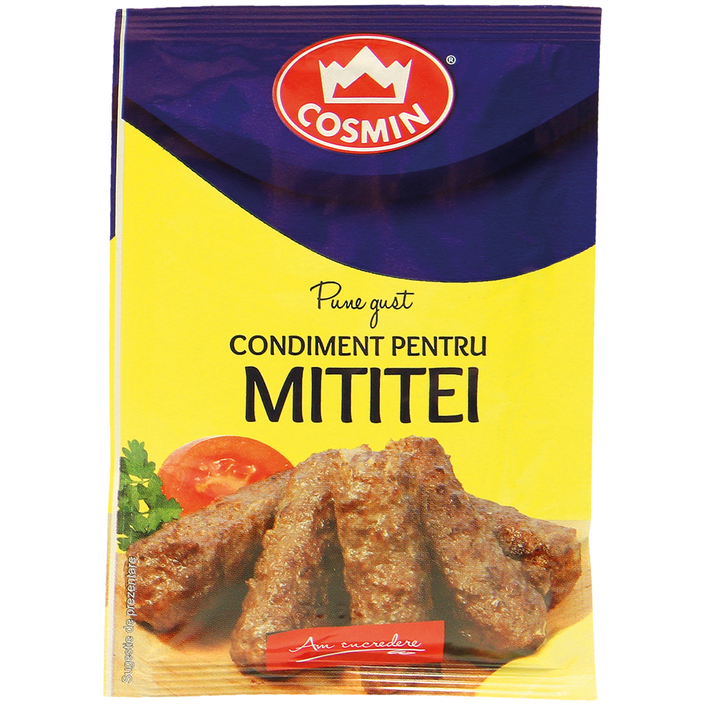 Kruidenzout voor gehaktrolletjes "Mititei".