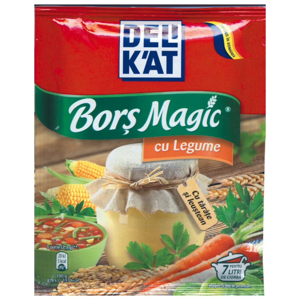 Bors Magic met Groenten kruidenmix voor het verfijnen van zure soepen