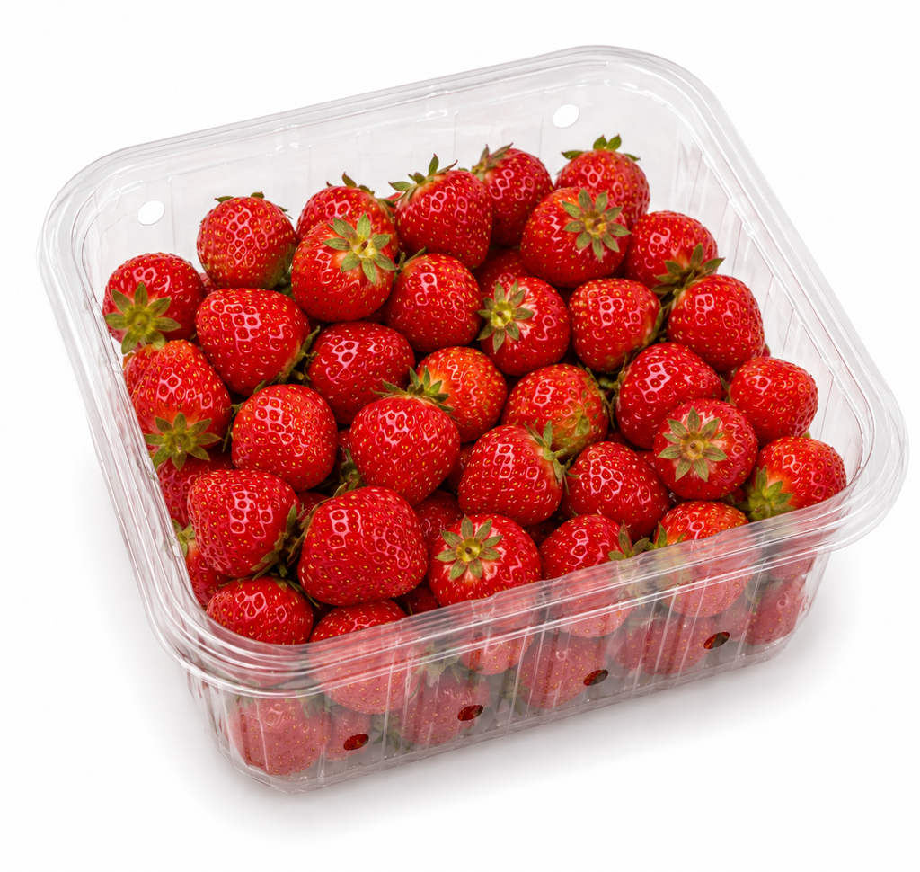 Aardbeien fijn