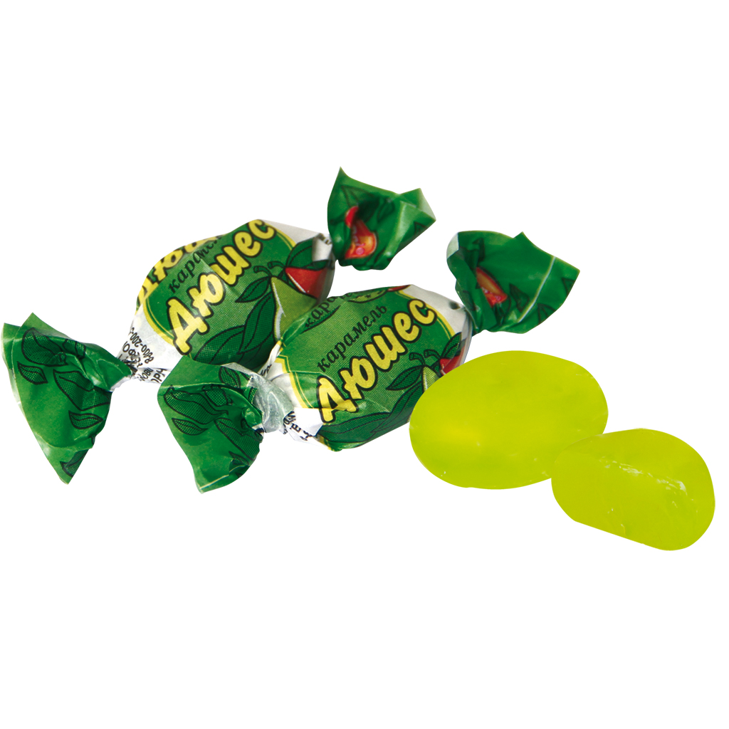 Karamellen "Djusches" met perensmaak