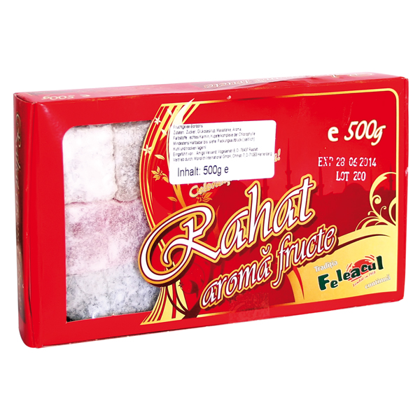 "Feleacul" Lokum fruitsmaak Rahat 500 g