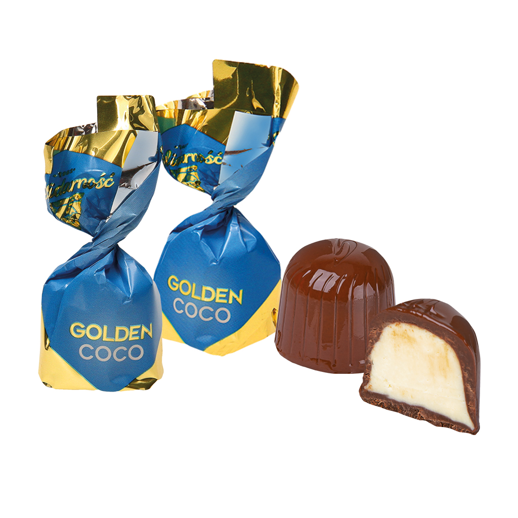 Schokoconfekt "Koko" met kokoscrèmevulling