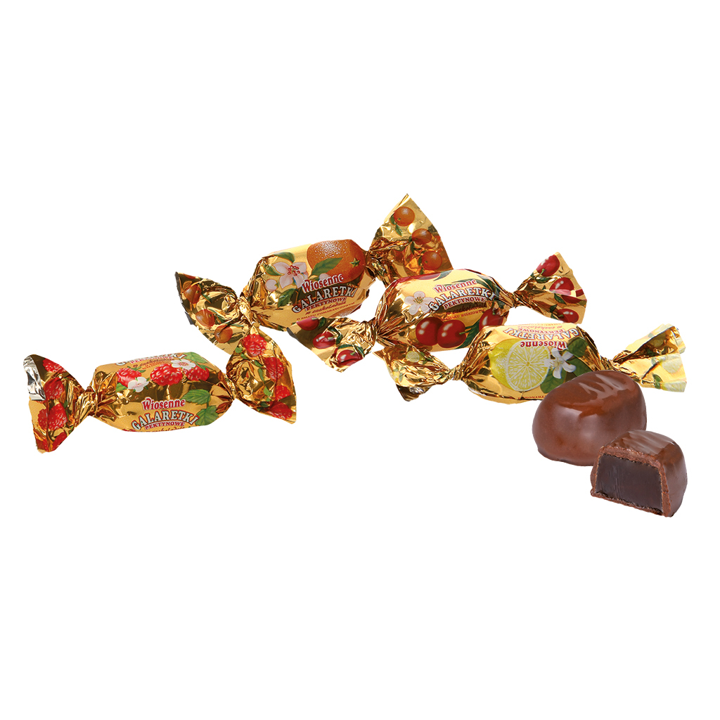 Geleimengsel in chocolade "Wiosenne"