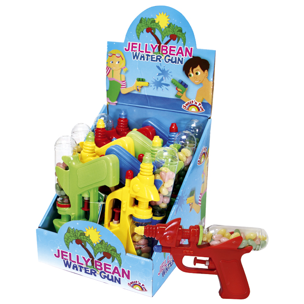 "Jelly Bean Water Gun" - Gecoate Geleibonen en Speelgoed (Waterpistool)