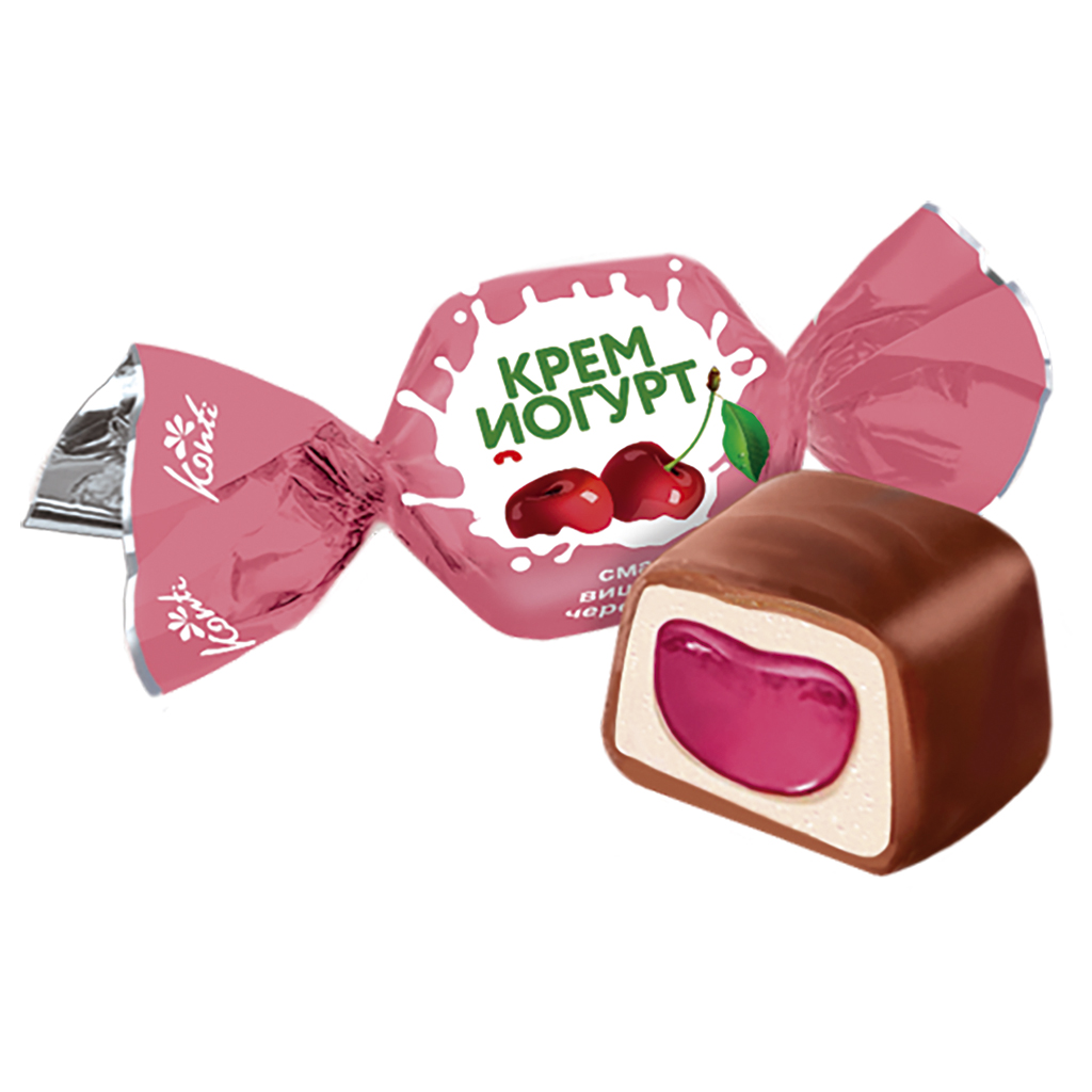 "Конфеты Yogurt & Cherry Flavor"