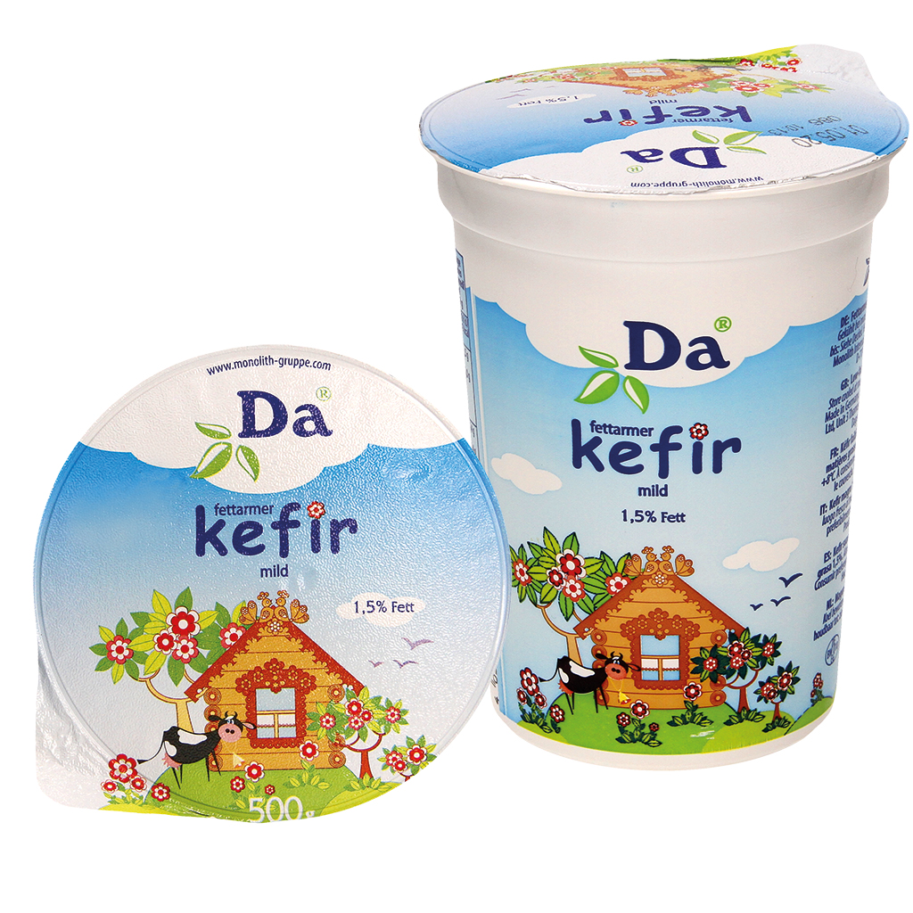 "Da" Маложирный кефир, 1,5% жирность