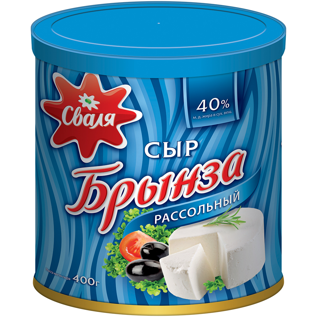 Брынза из коровьего молока "Сваля" 40% жира