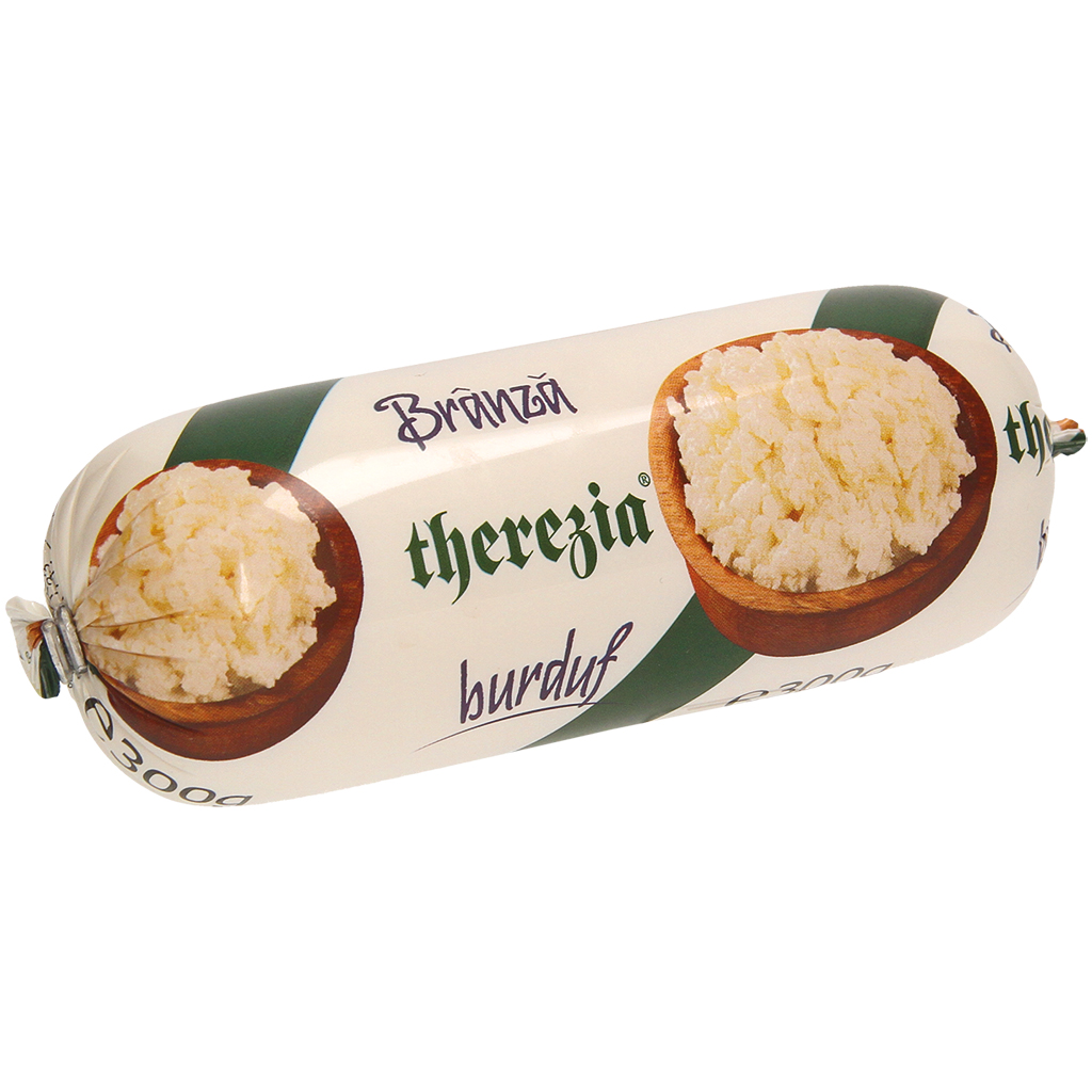Traditionele Roemeense kaas "Branza de Burduf" van kaas gemaakt van koemelk en kaas gemaakt van schapenmelk, vetgehalte
