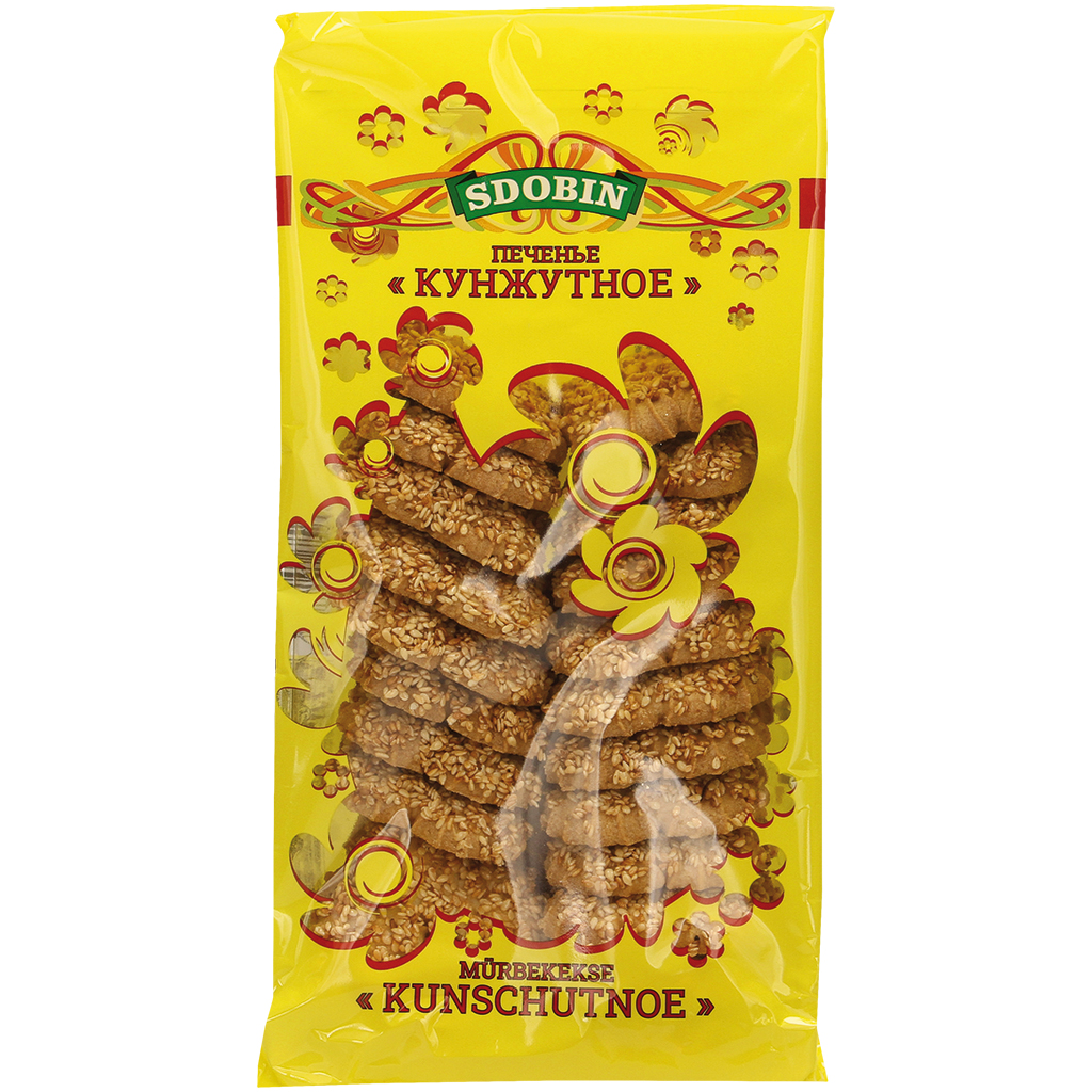 Zandkoekjes "Kunschutnoe" met sesam