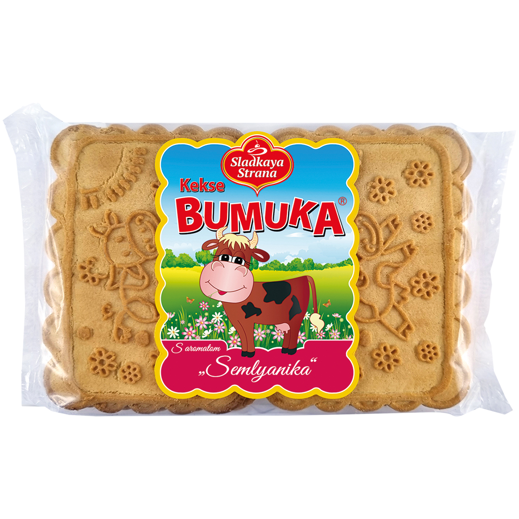 Koekjes met bosaardbeismaak "Bumuka"