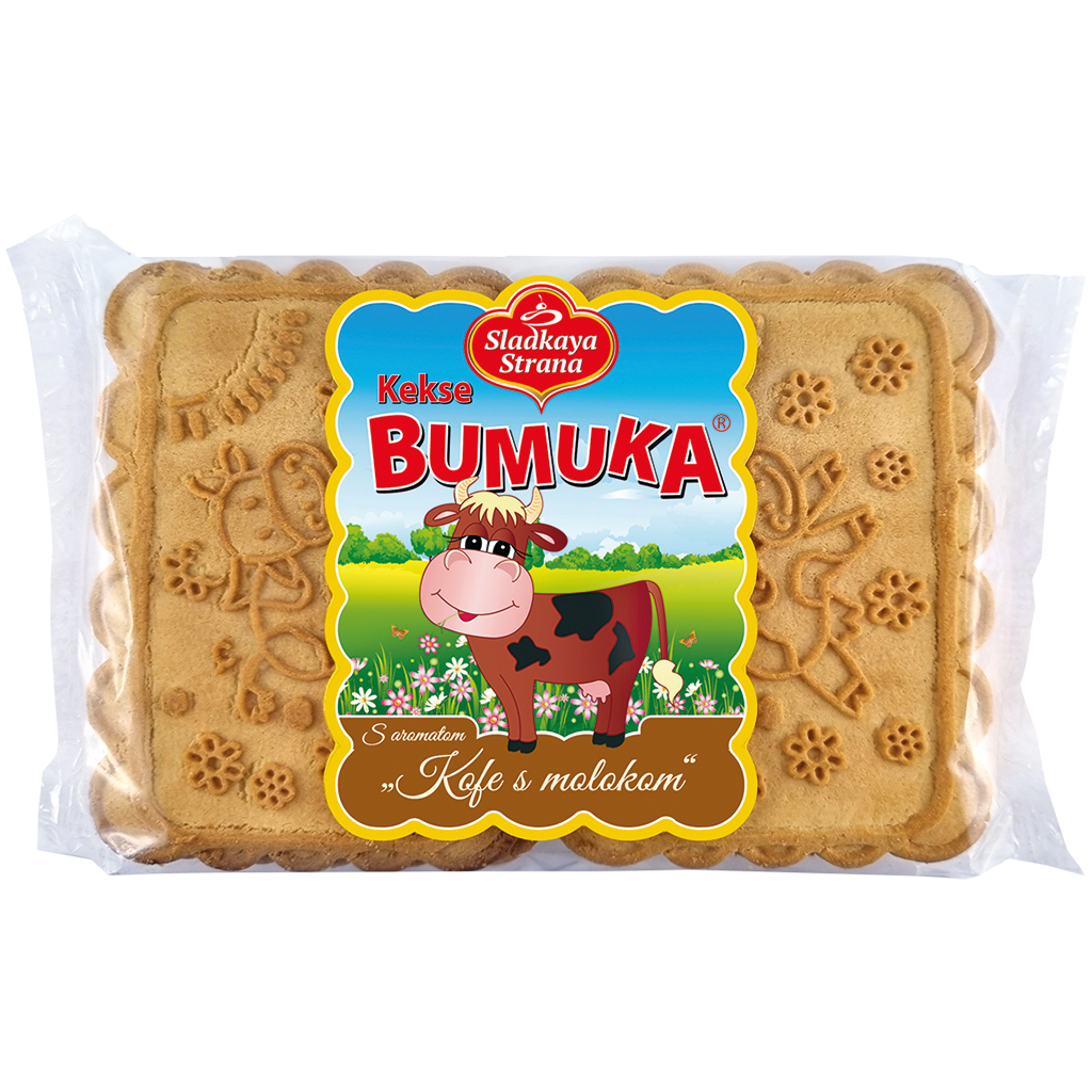 Koekjes "Bumuka" met koffie-melk smaak