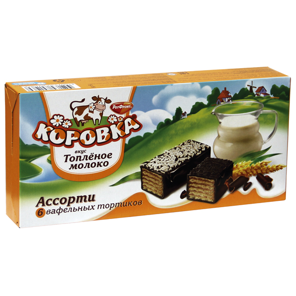 Wafel-taartmix van wafels (15,6%) en roomvulling (46%)