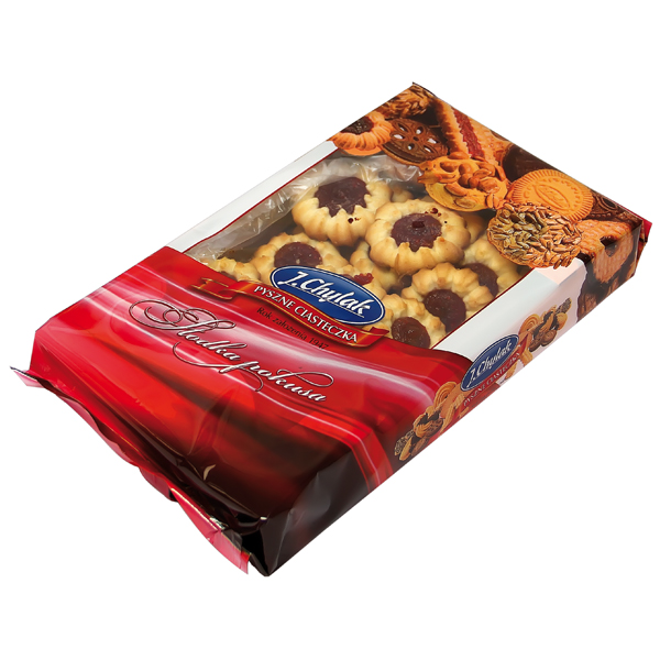 Mürbekeksen "Krokus" met fruitlaag, met kersensmaak