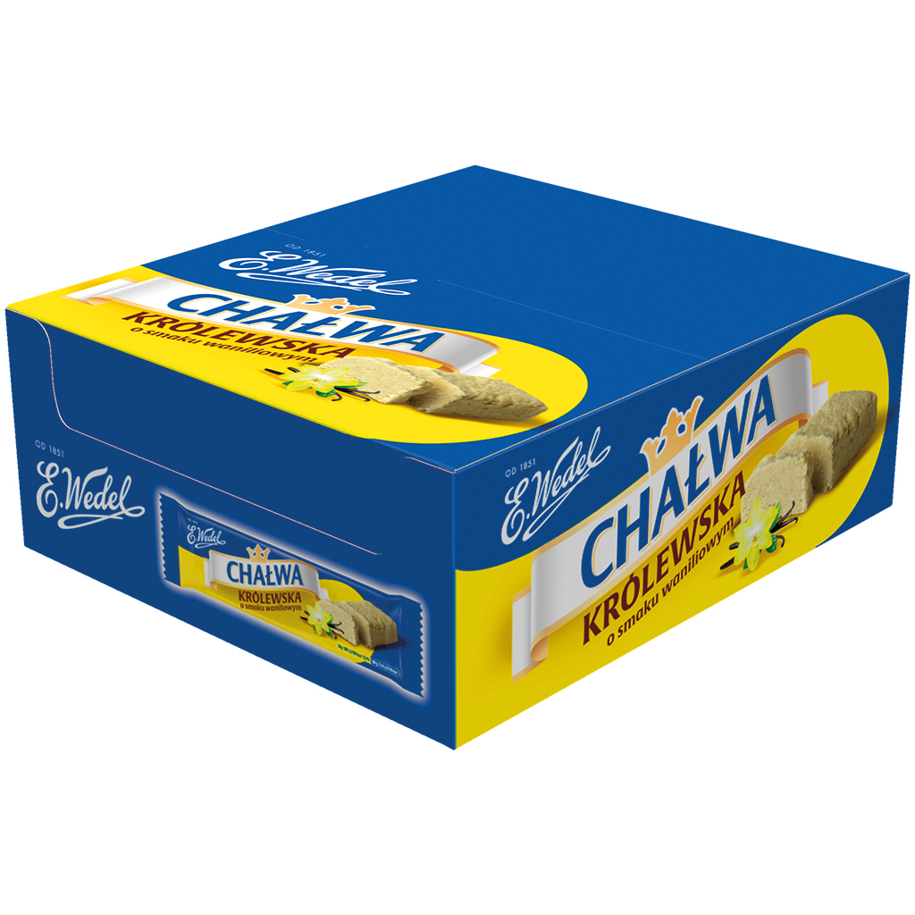 WEDEL Halva "Krolewska" met vanillesmaak "Halva met vanillesmaak"