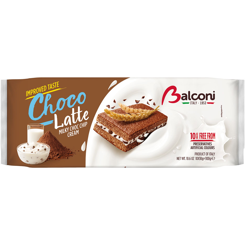 Бисквитное пирожное "Choco & Latte"
