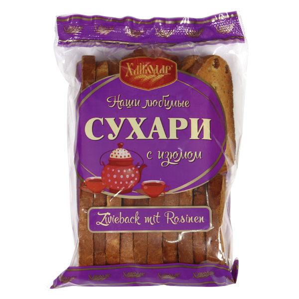 Сухари с изюмом