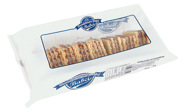 Wafelreep met cacaocrèmevulling