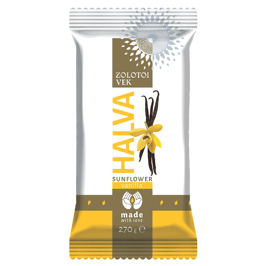 Halva van zonnebloempitten met vanille