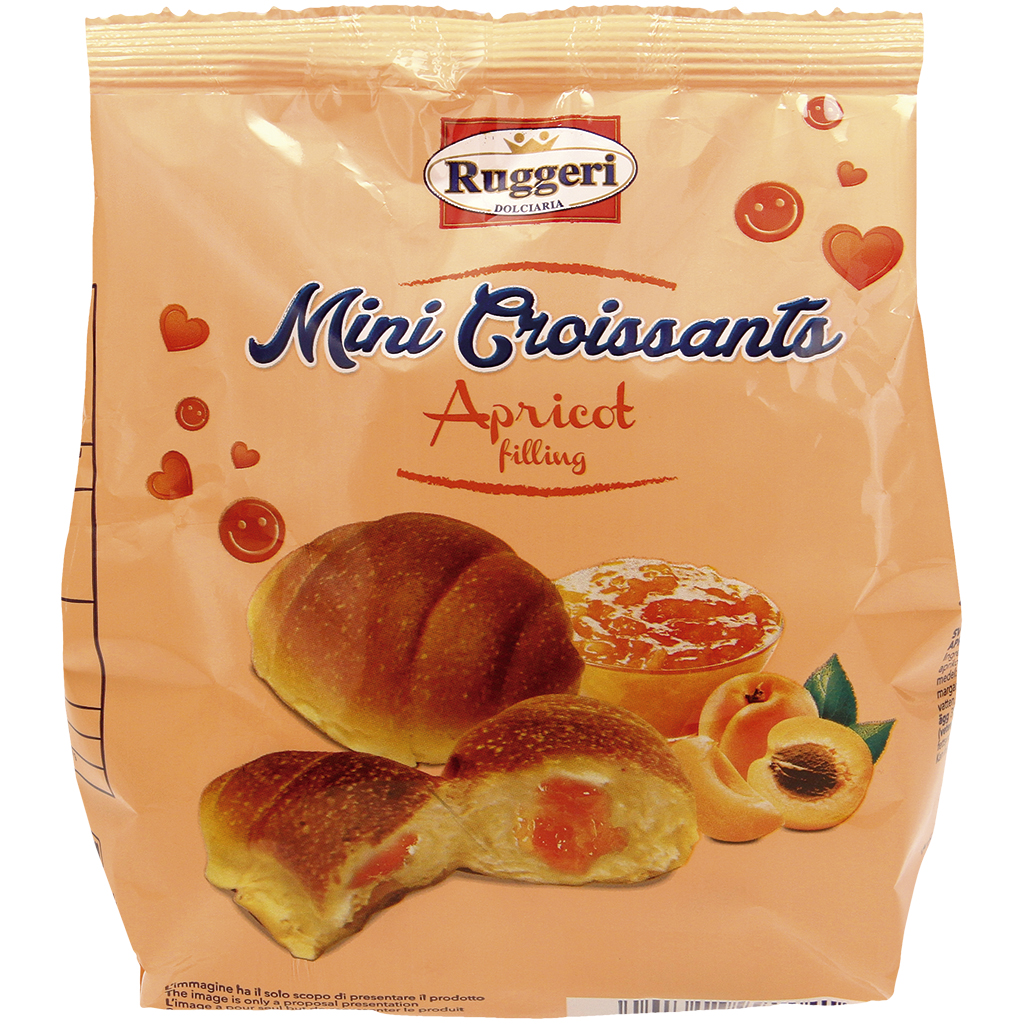 Mini croissant abrikoos - Zuurdesembroodje met 23% vulling met abrikoossmaak