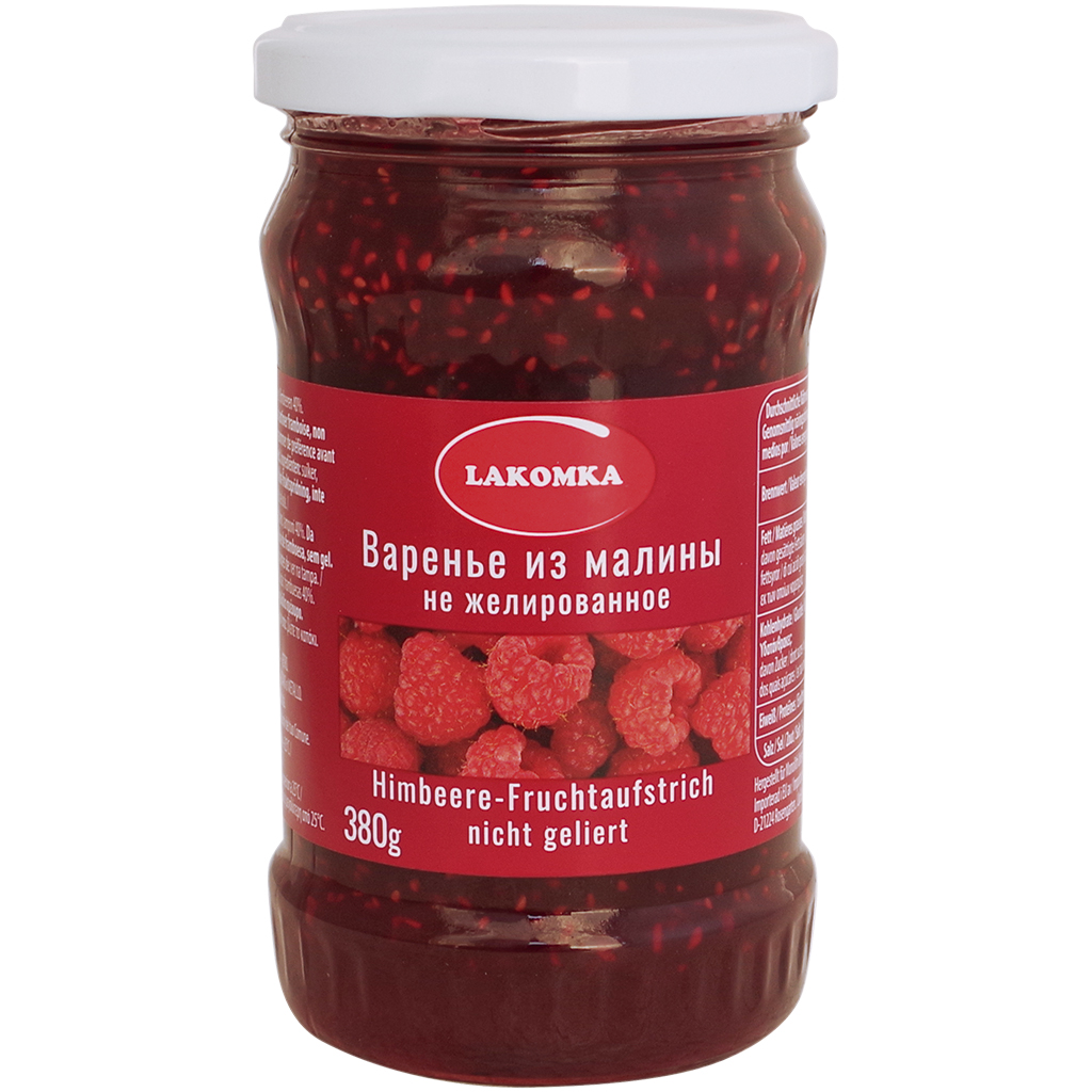 "Lakomka" Frambozen fruitspread 380 g