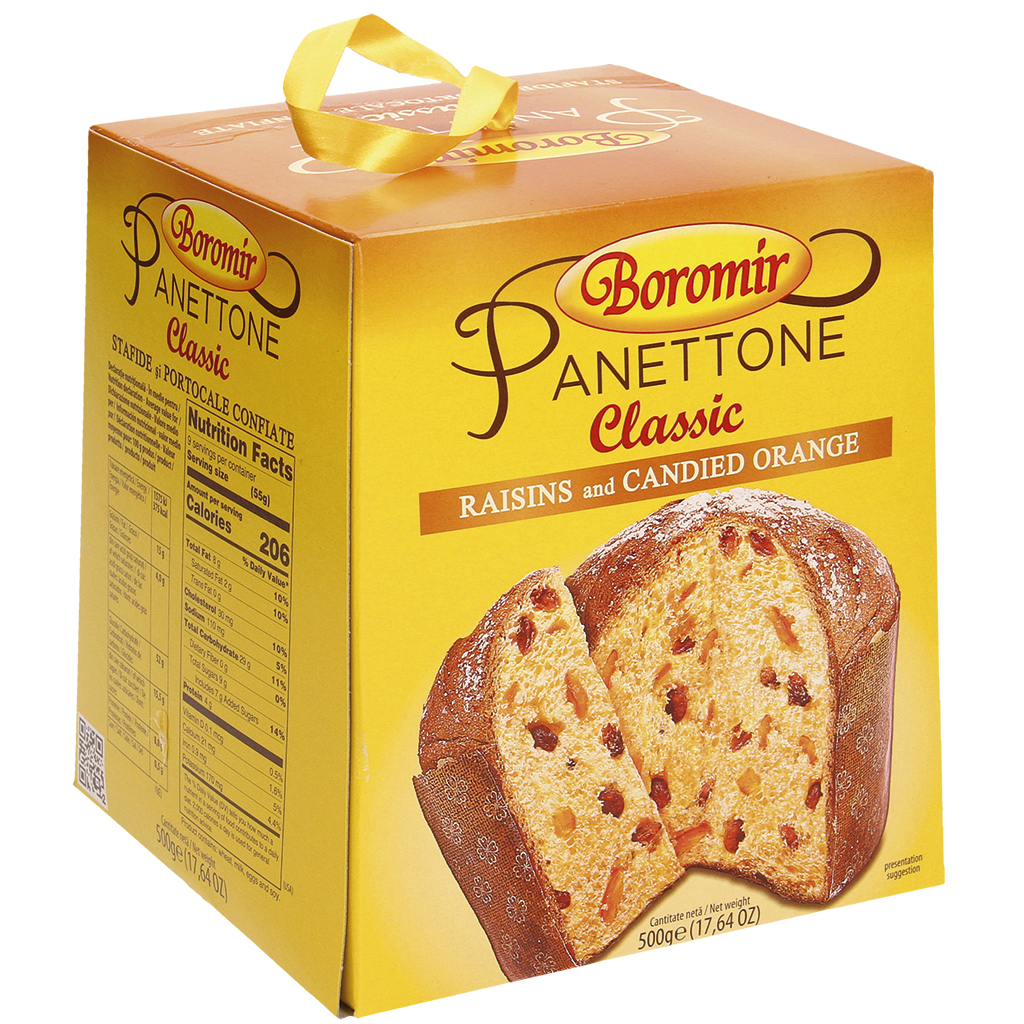 "Panettone met rozijnen en gekonfijte sinaasappel" Zuurdesembrood met rozijnen en sinaasappelstukjes