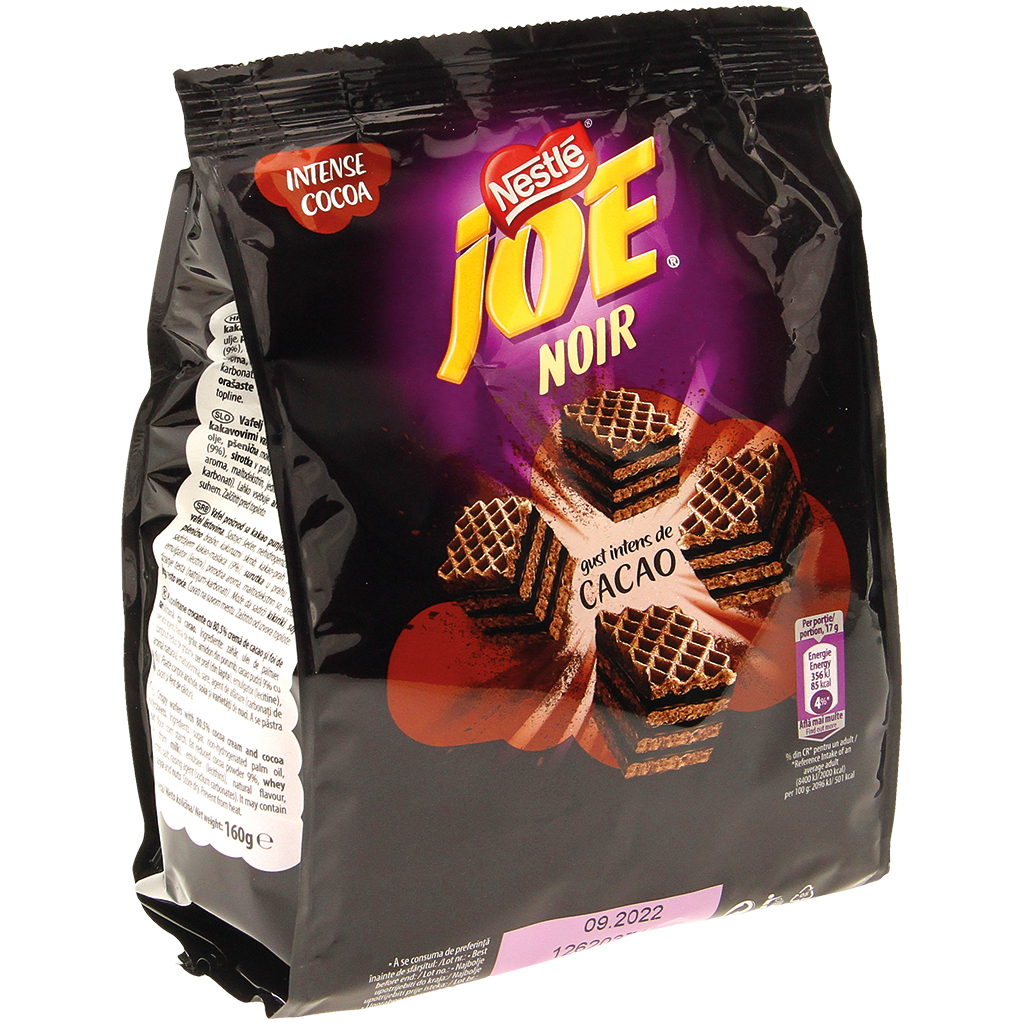 Cacaohoudende wafels met 80,5% cacaocrème