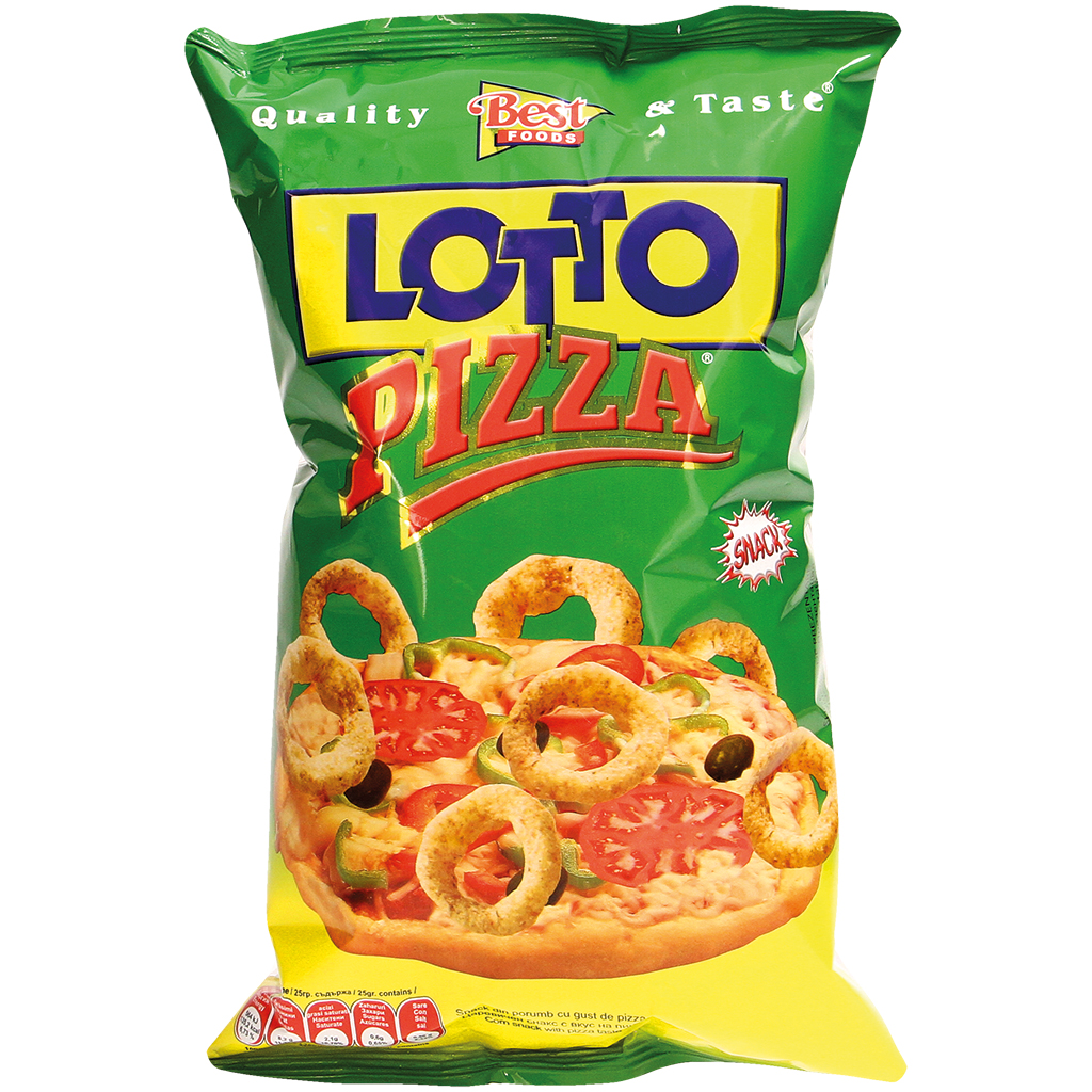 Maïssnack met pizzasmaak