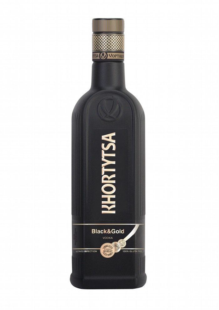 Aromatische wodka "Zwart & Goud" met honing en roggebrood, 40 vol.