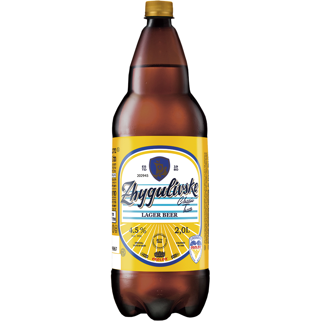 Bier "Zhygulivske" licht, 4,5% vol.