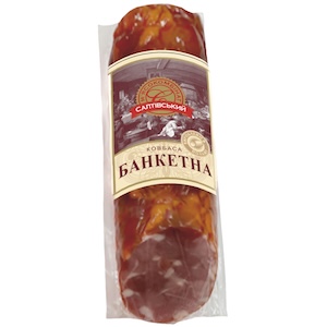 Grof gekookte worst "Banketna" Oekraïense stijl