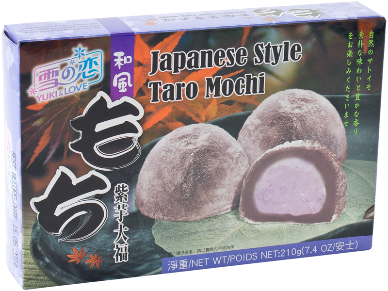 Reiskoek "Mochi" met Taro op Japanse wijze