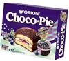 Orion Koekjes Chocopastei met zwarte bessen 12x30g