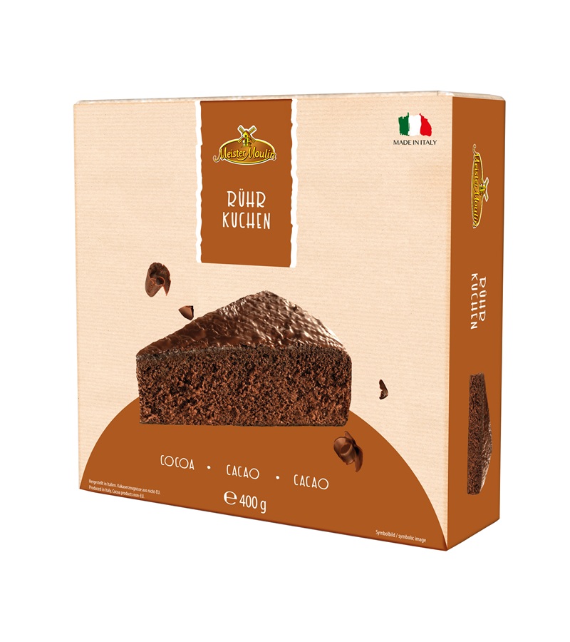 Cacaorührcake met cacaoglazuur
