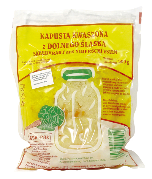 "Gor-Pak" Zuurkool Kapusta kwaszona 500 g